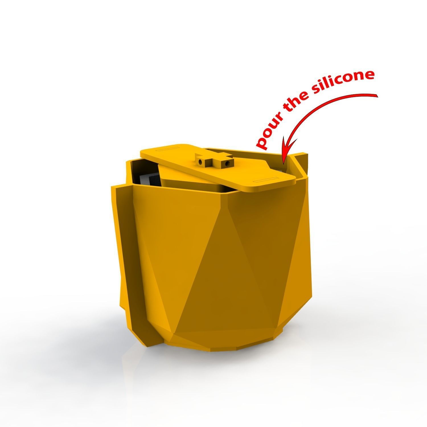 VASE FOR SILICONE MOLD 3D print model_3