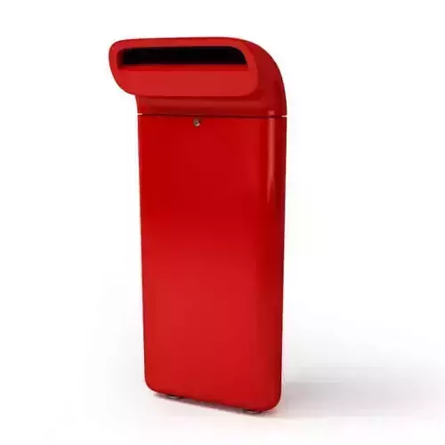 Red Modern Mailbox