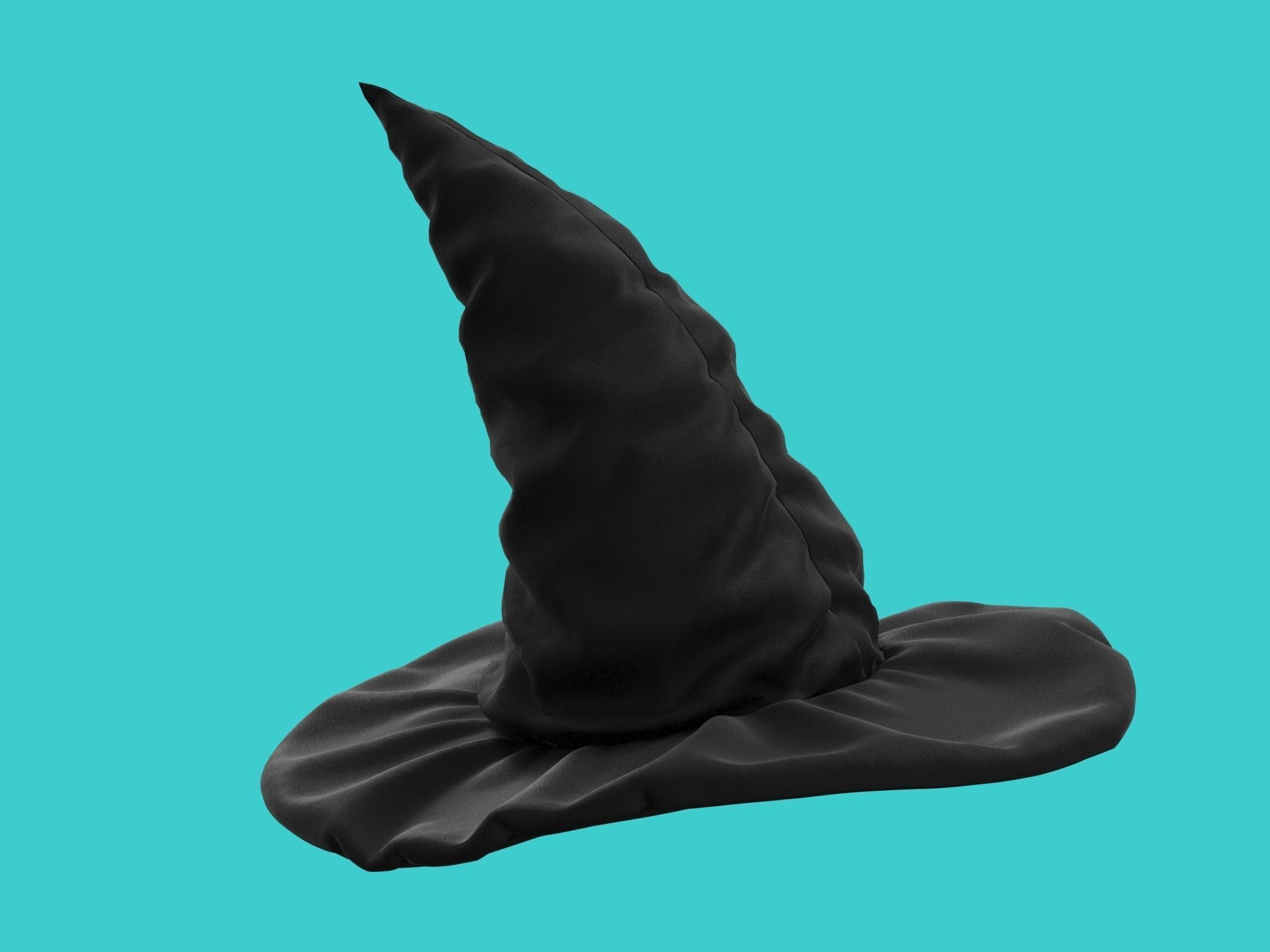 charming hat 3D model_3