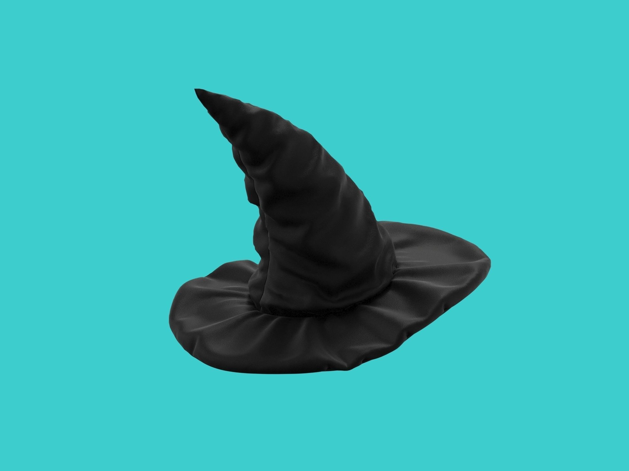 charming hat 3D model_6
