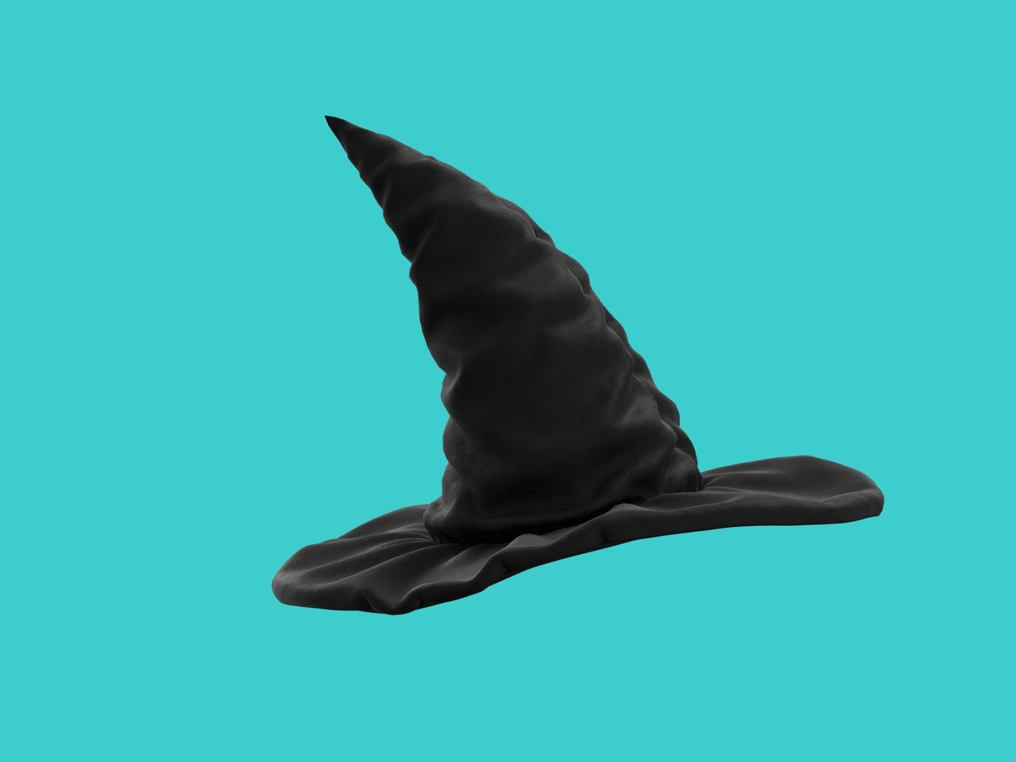 charming hat 3D model_1