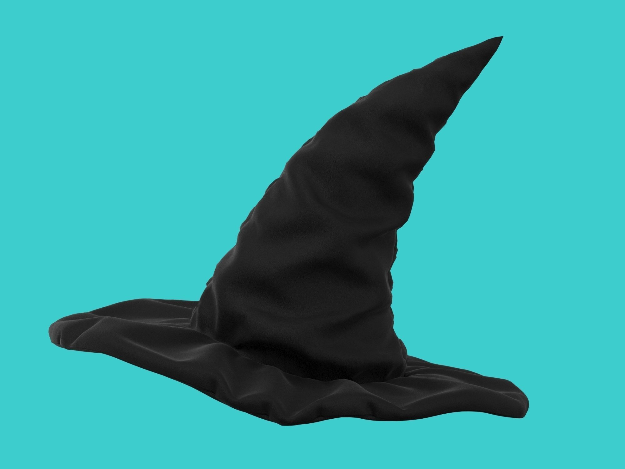 charming hat 3D model_2