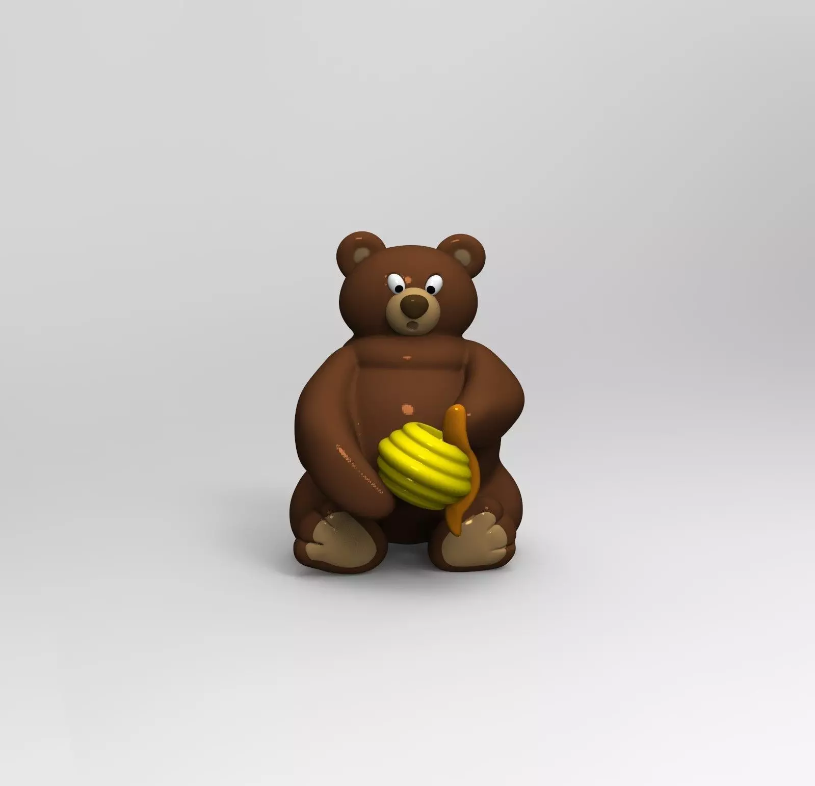 Bear toy 3D model_0
