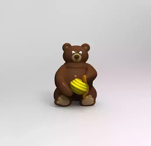 Bear toy 3D model