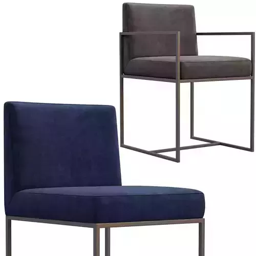 Chair Rider By Meridiani 3D model