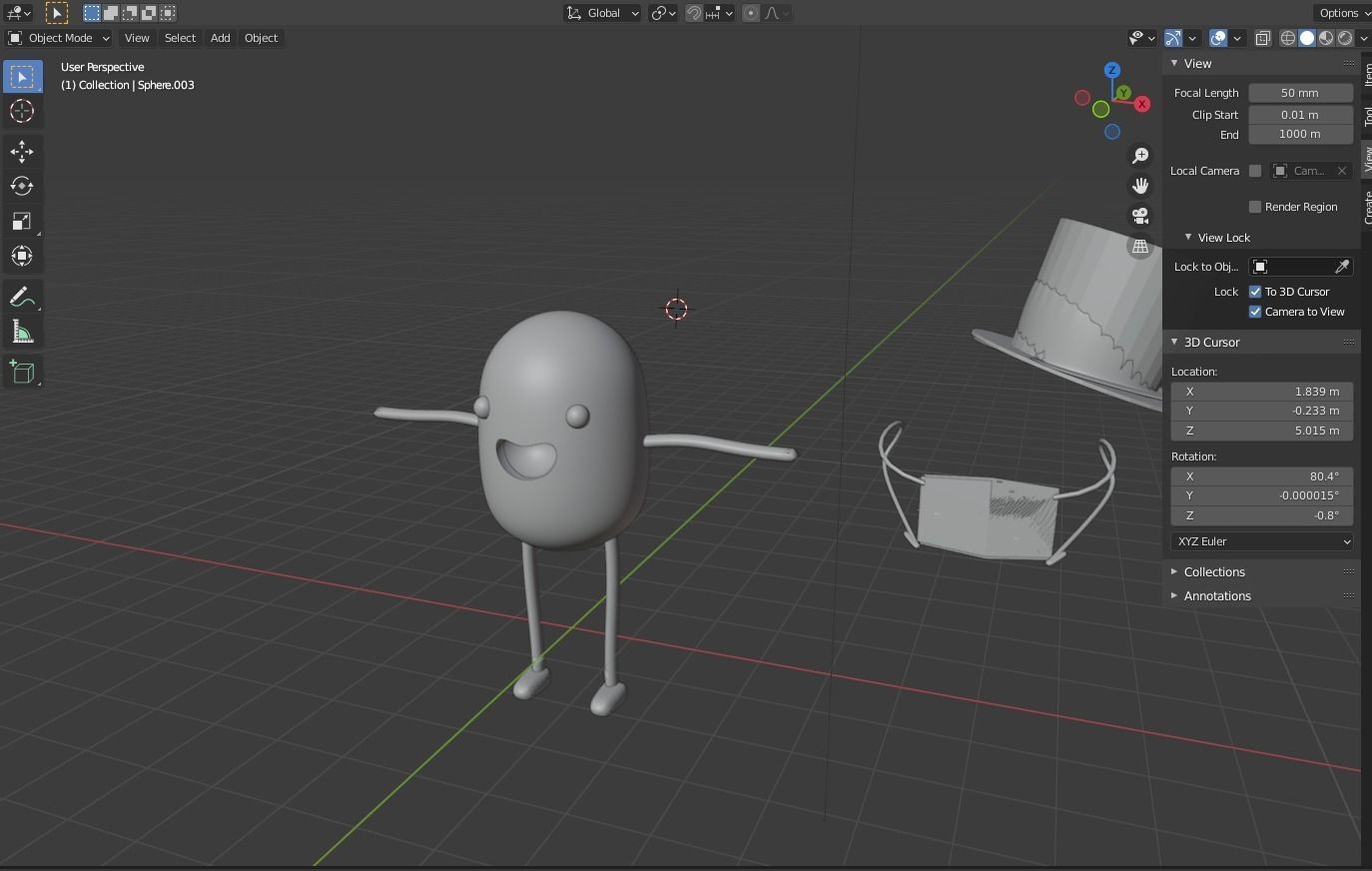 Cool man to games Free low-poly 3D model_2