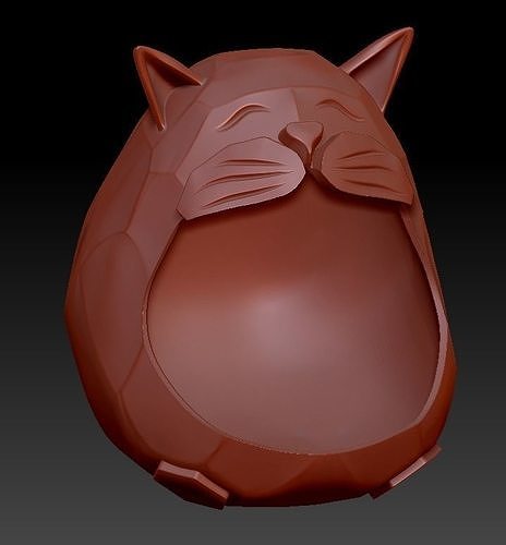 CAT CANDY BOWL 3D print model