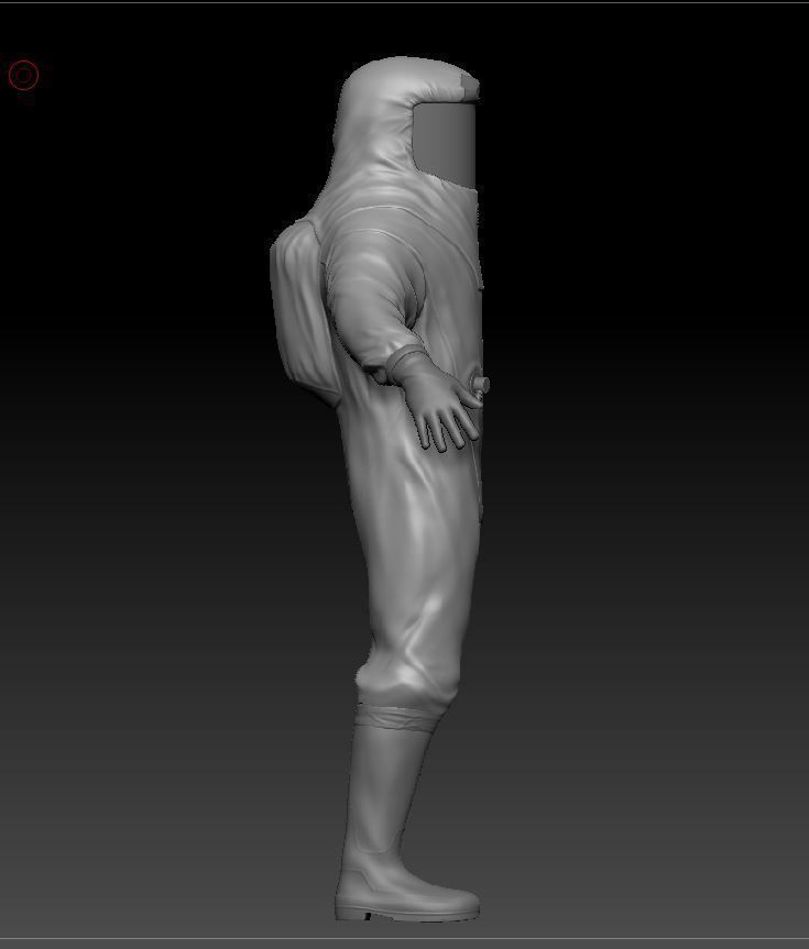 Biohazard protection suit 3D model_10