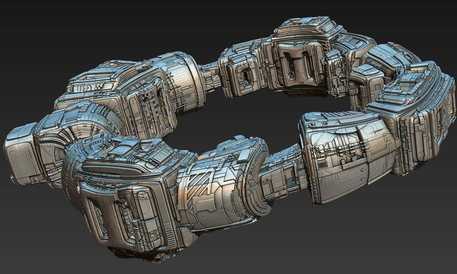 space equipment node 00071 3D model_9