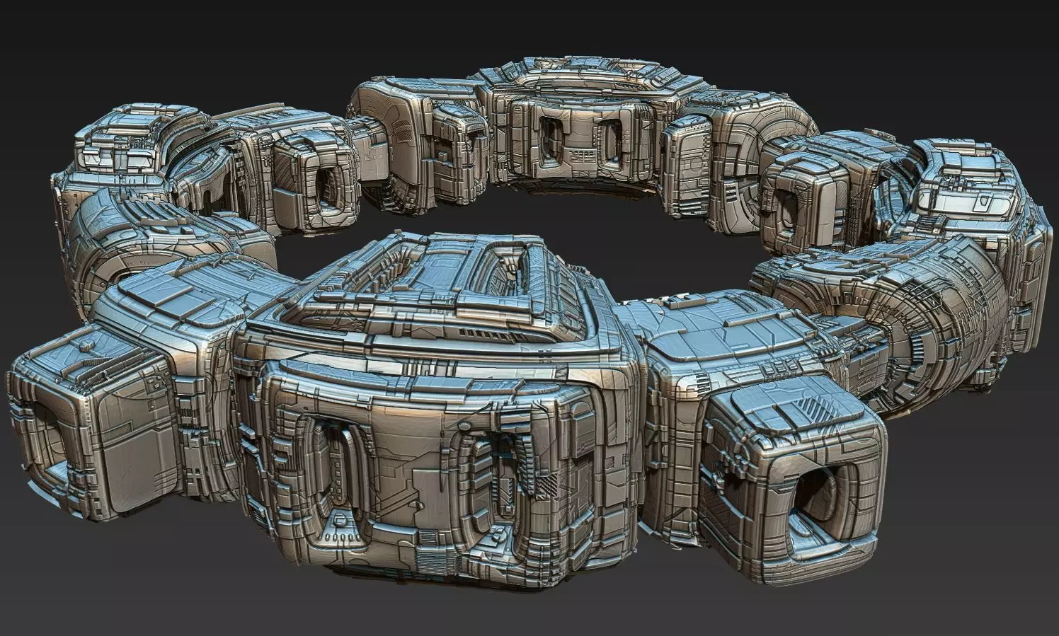 space equipment node 00071 3D model_0