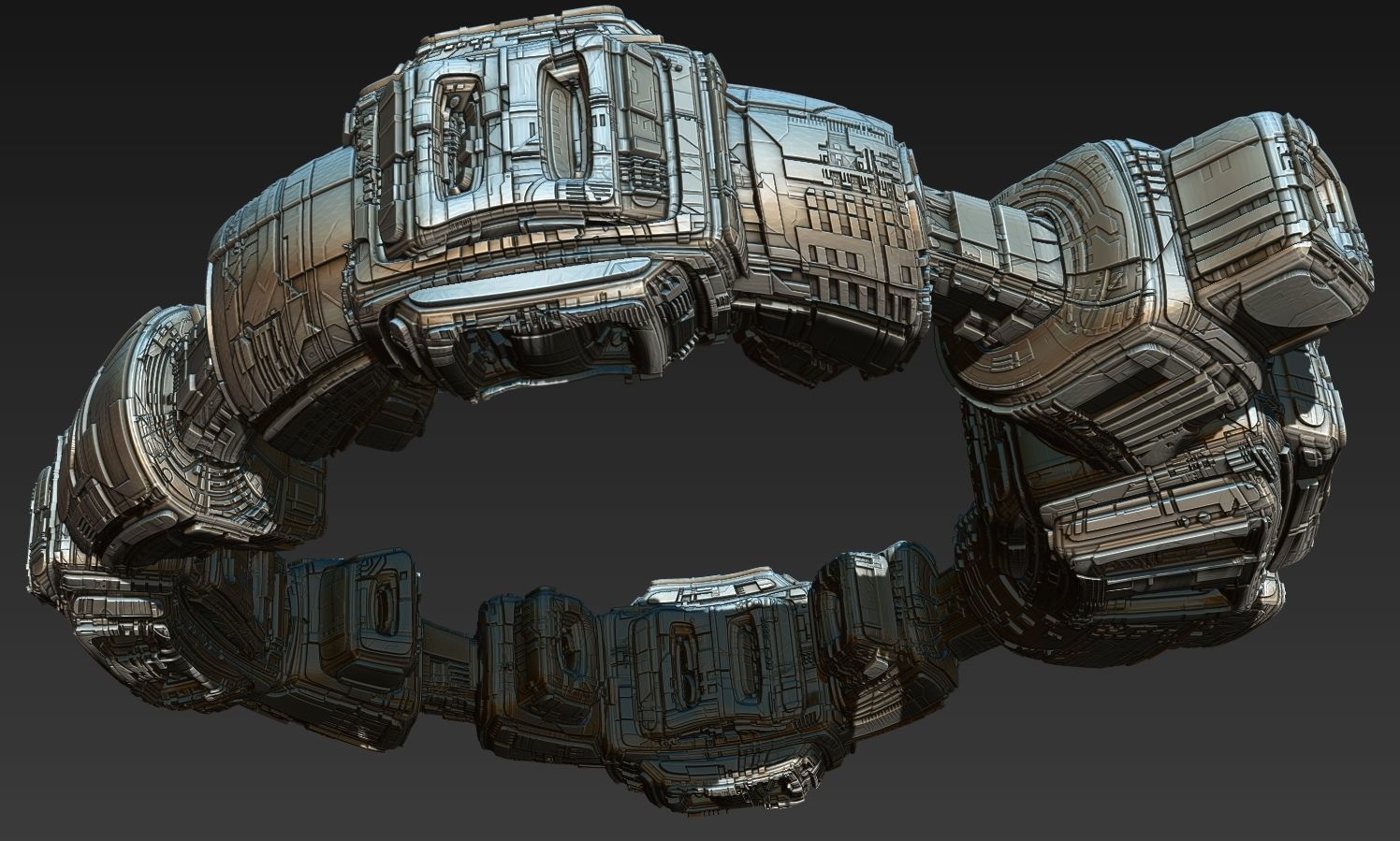 space equipment node 00071 3D model_6