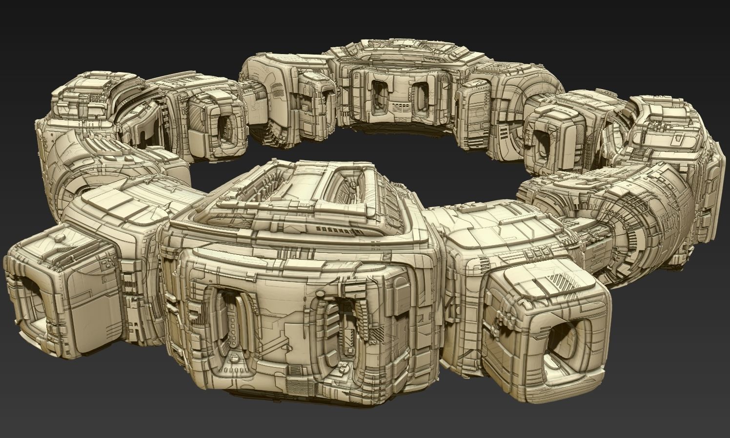 space equipment node 00071 3D model_1