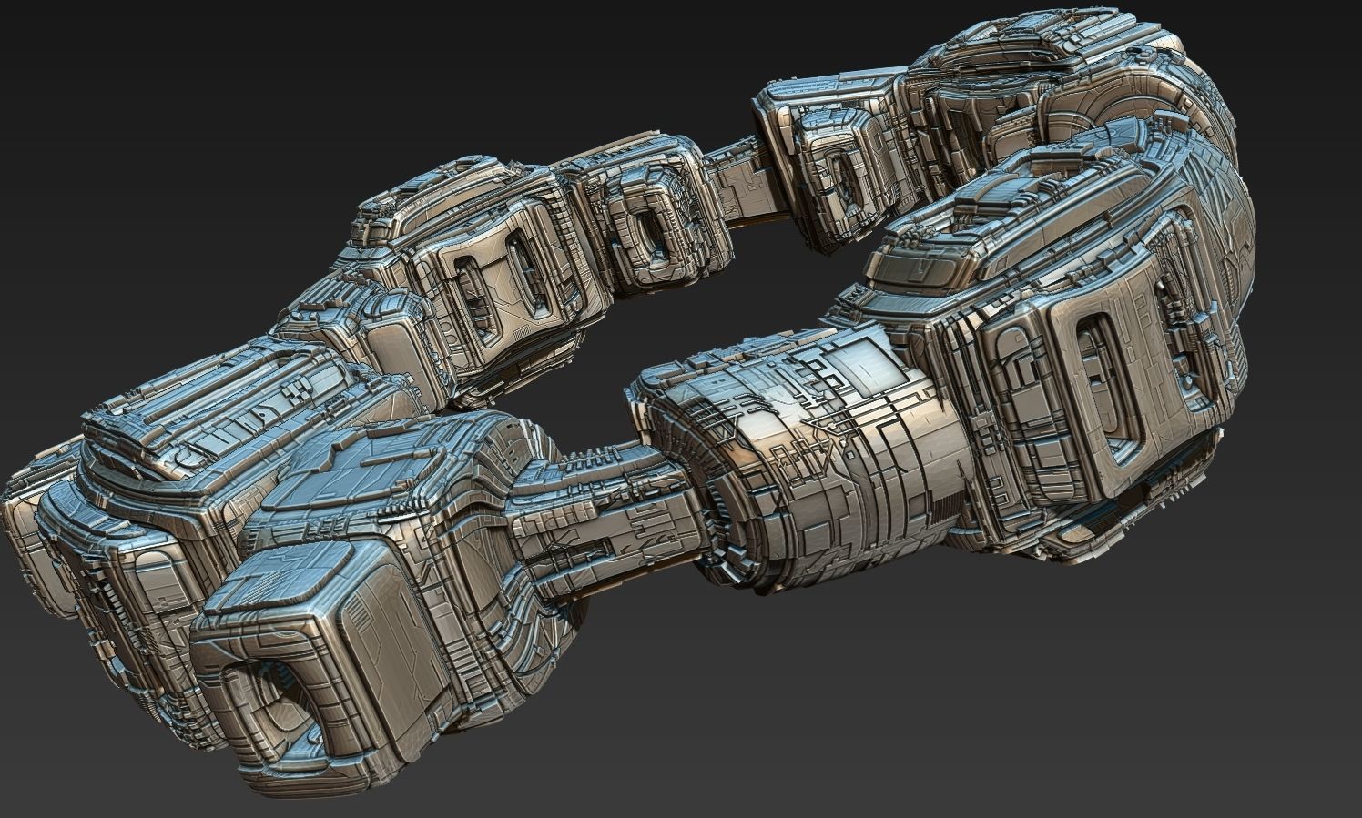 space equipment node 00071 3D model_3