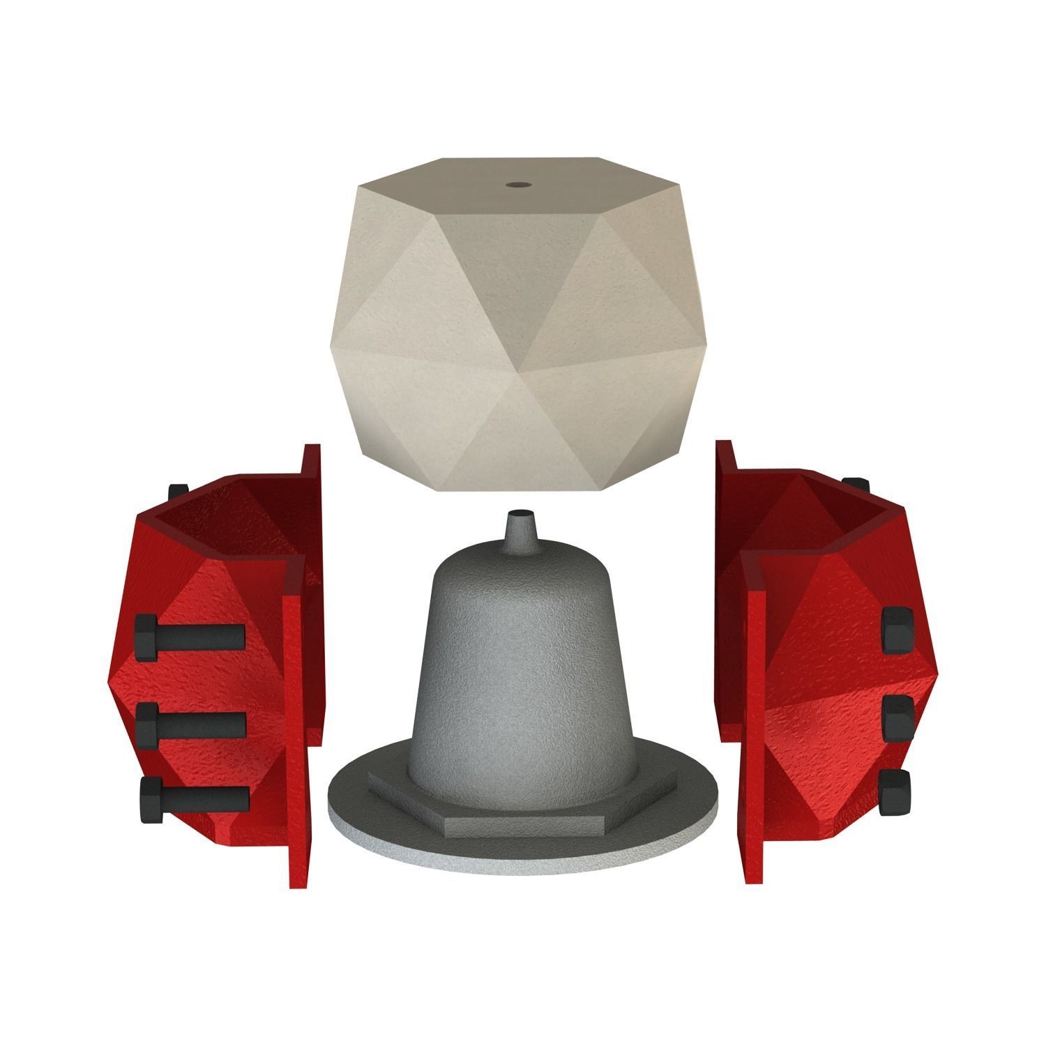 CONCRETE MOLD Free 3D print model_2