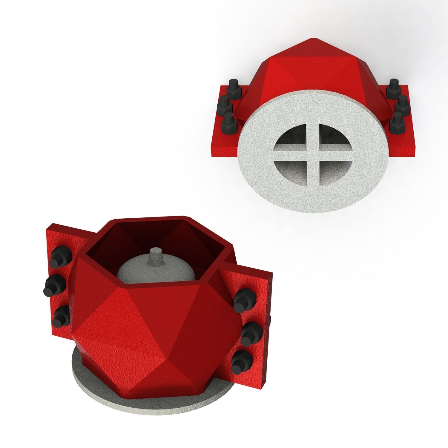 CONCRETE MOLD Free 3D print model_4