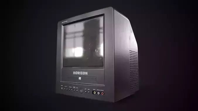 Old TV with DVD player