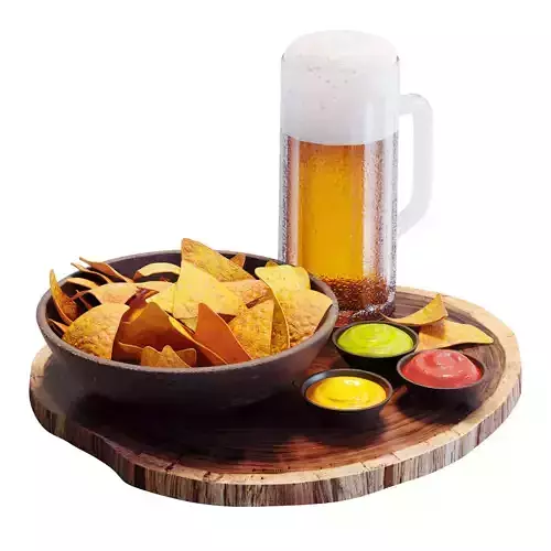 Food Set 09 - Chips and Beer