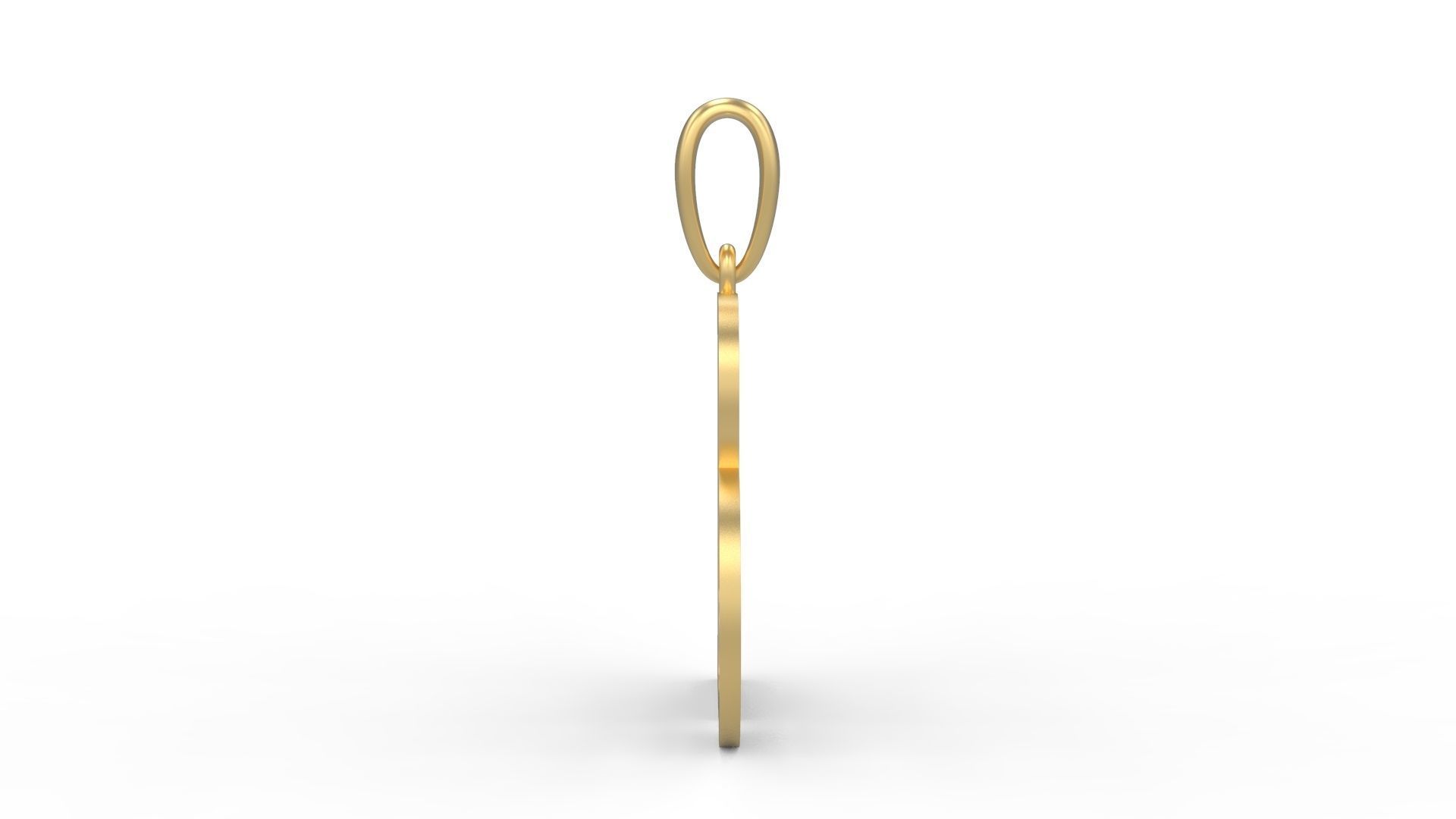 Initial Letters Pendant FansyPants B 3D print model_2