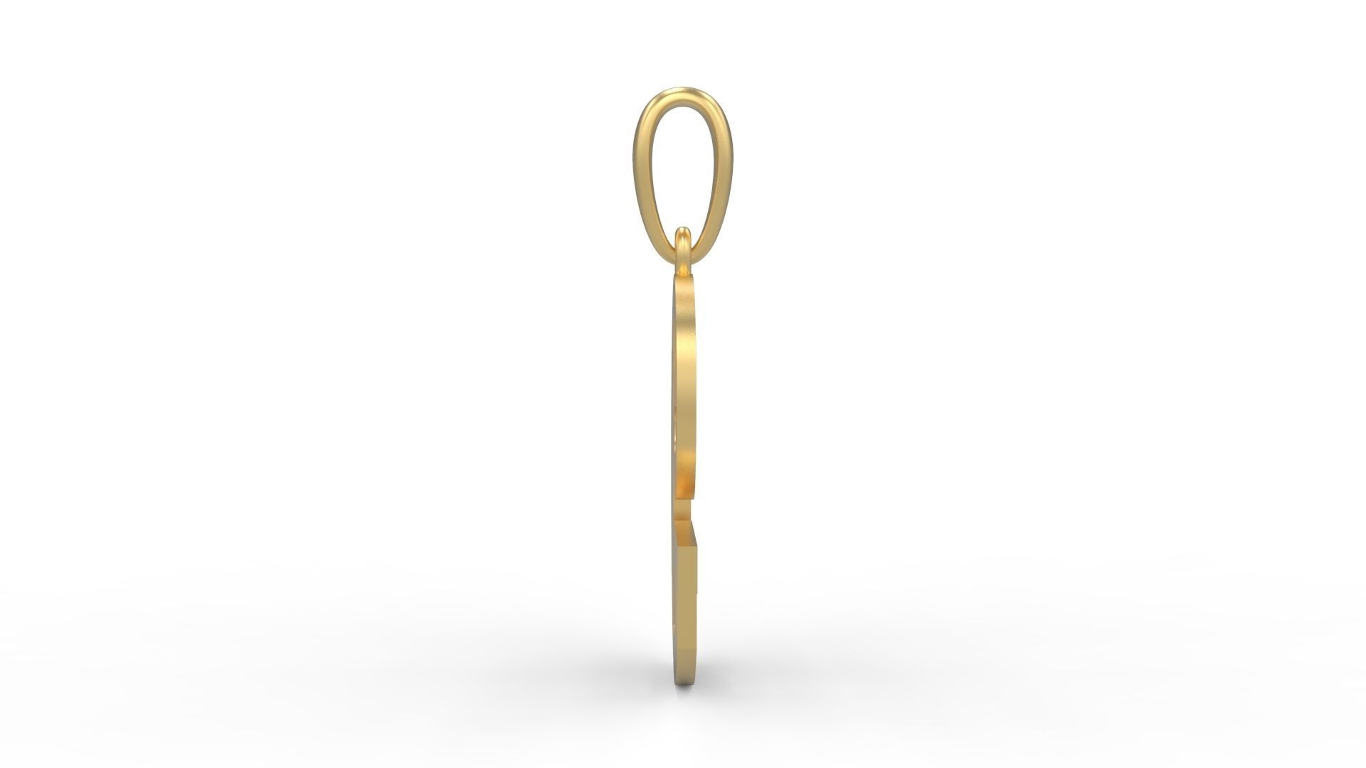 Initial Letters Pendant FansyPants G 3D print model_2