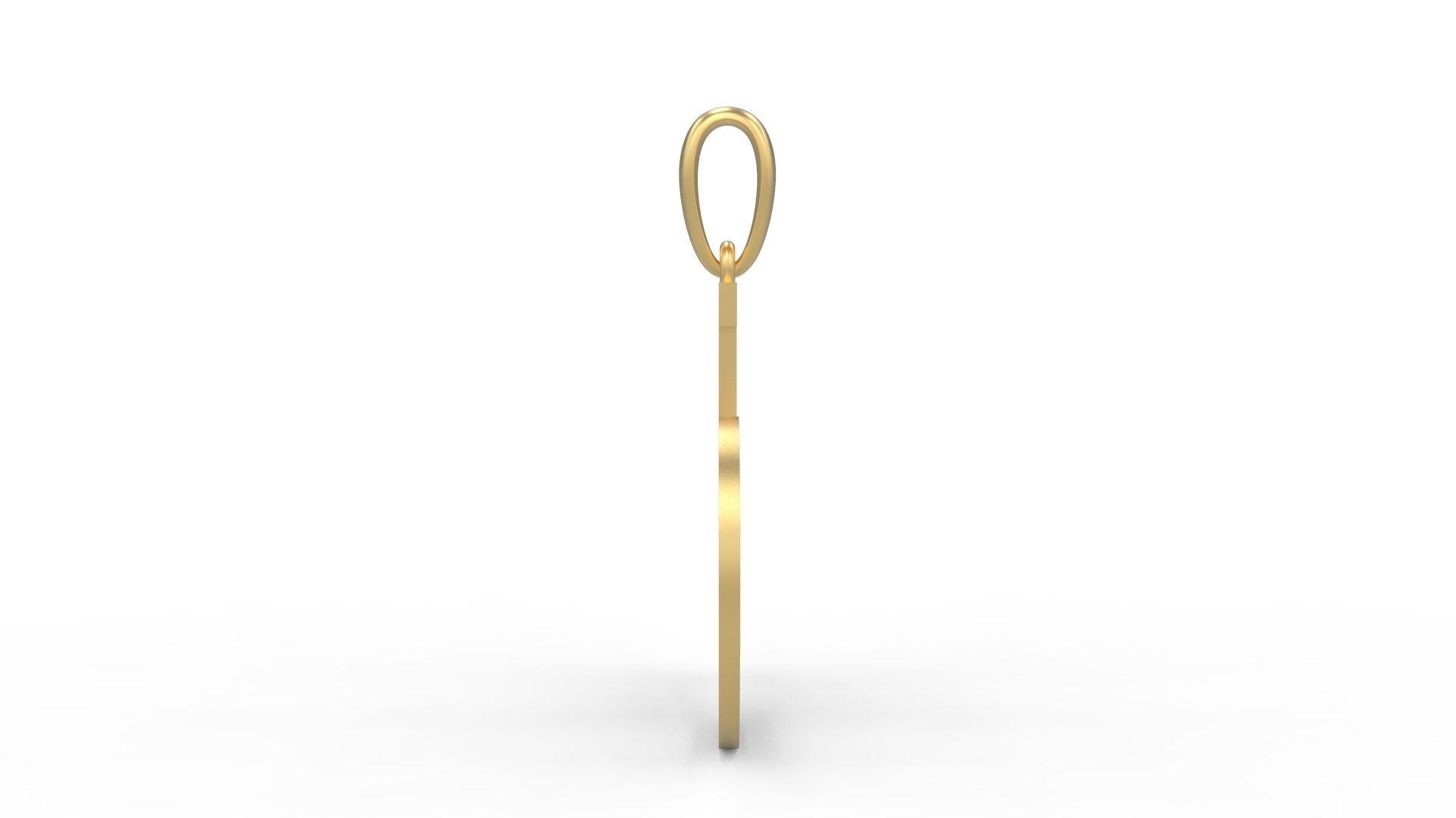 Initial Letters Pendant FansyPants L 3D print model_2