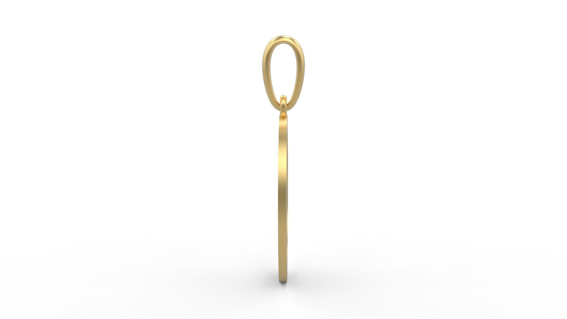 Initial Letters Pendant FansyPants O 3D print model_2