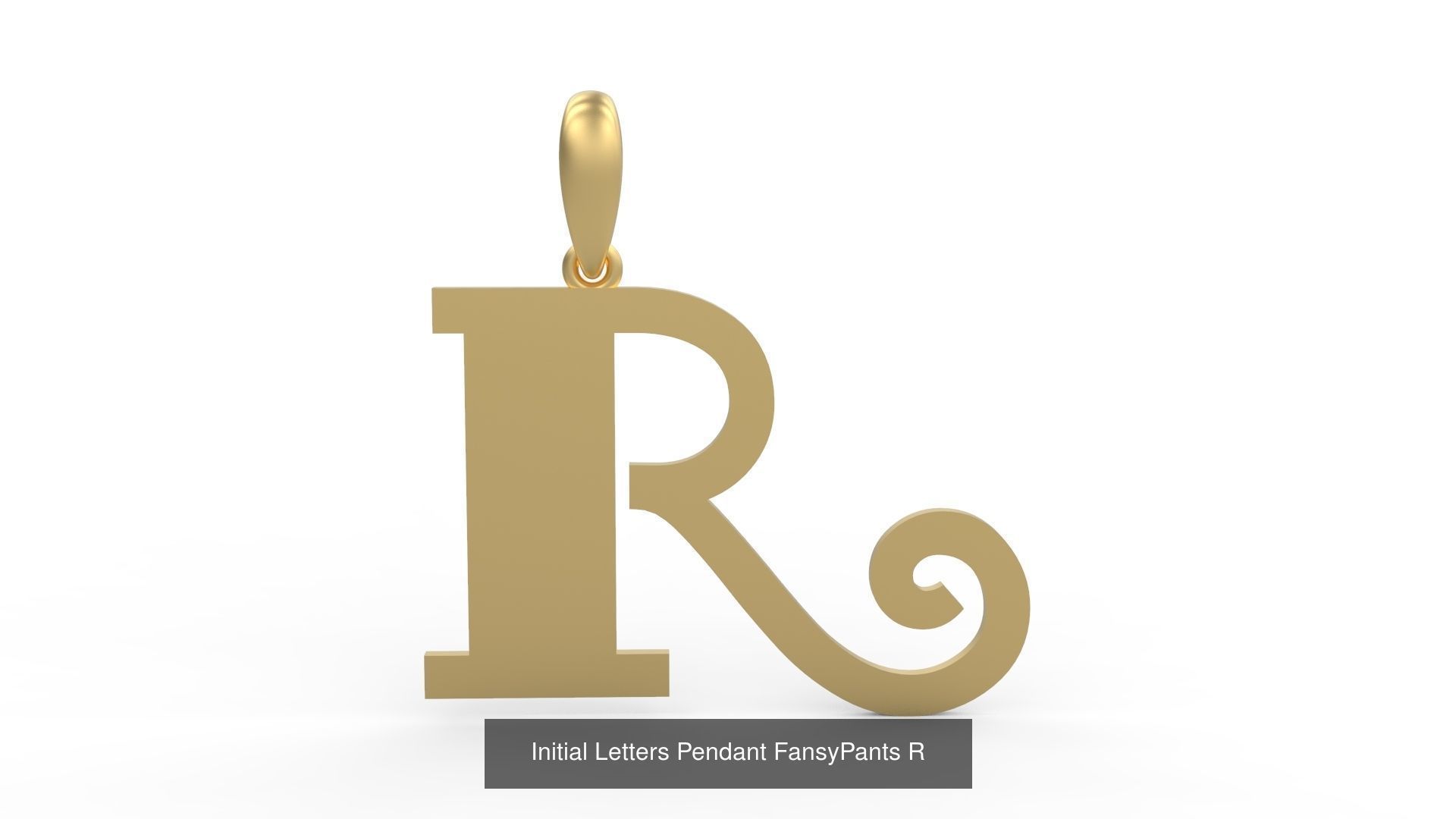 Initial Letters Pendant Alphabets FansyPants 3D Model Collection_20
