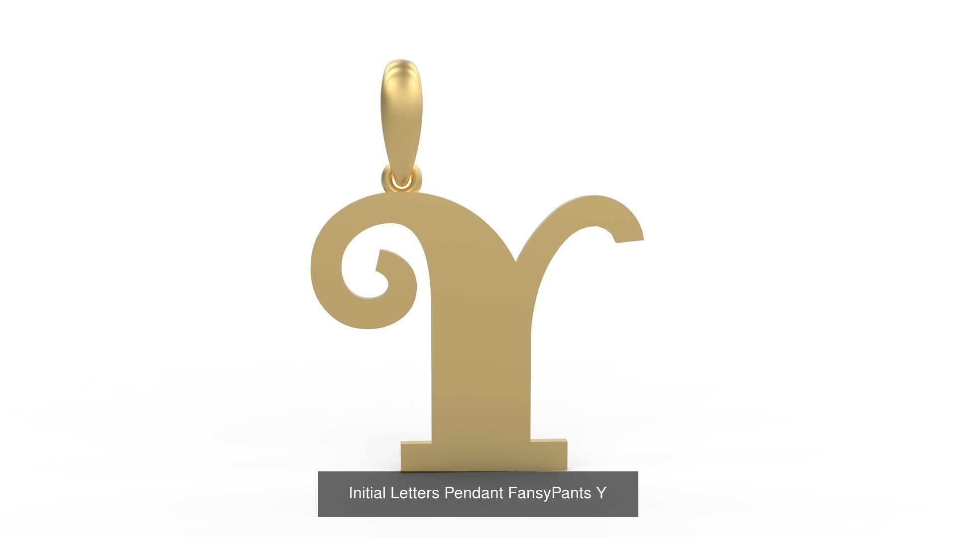 Initial Letters Pendant Alphabets FansyPants 3D Model Collection_27