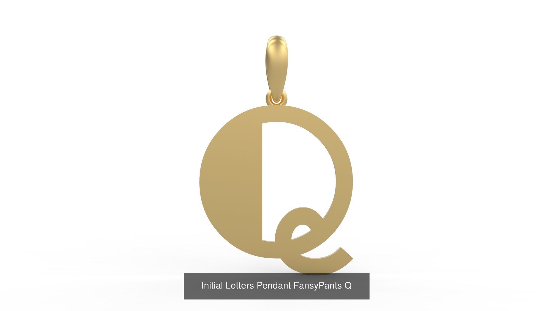 Initial Letters Pendant Alphabets FansyPants 3D Model Collection_19