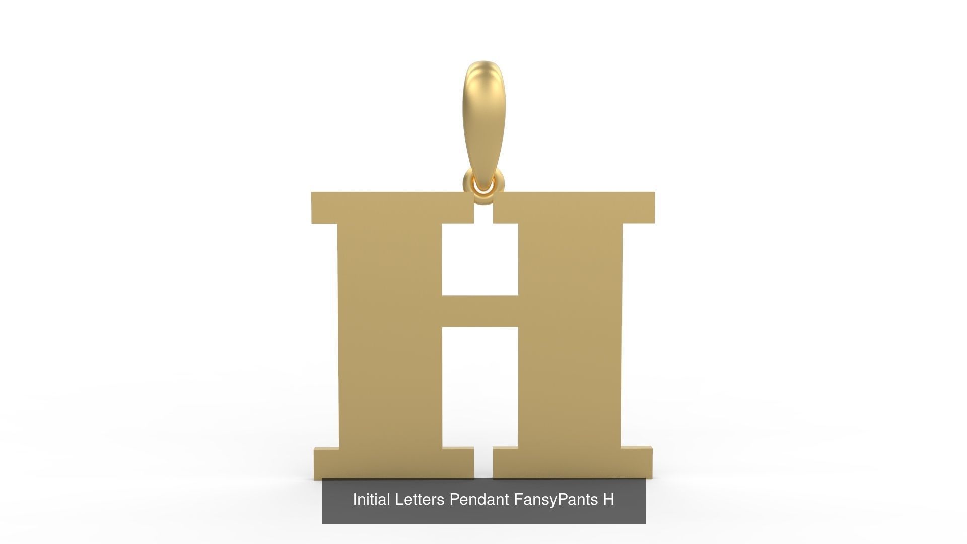 Initial Letters Pendant Alphabets FansyPants 3D Model Collection_10