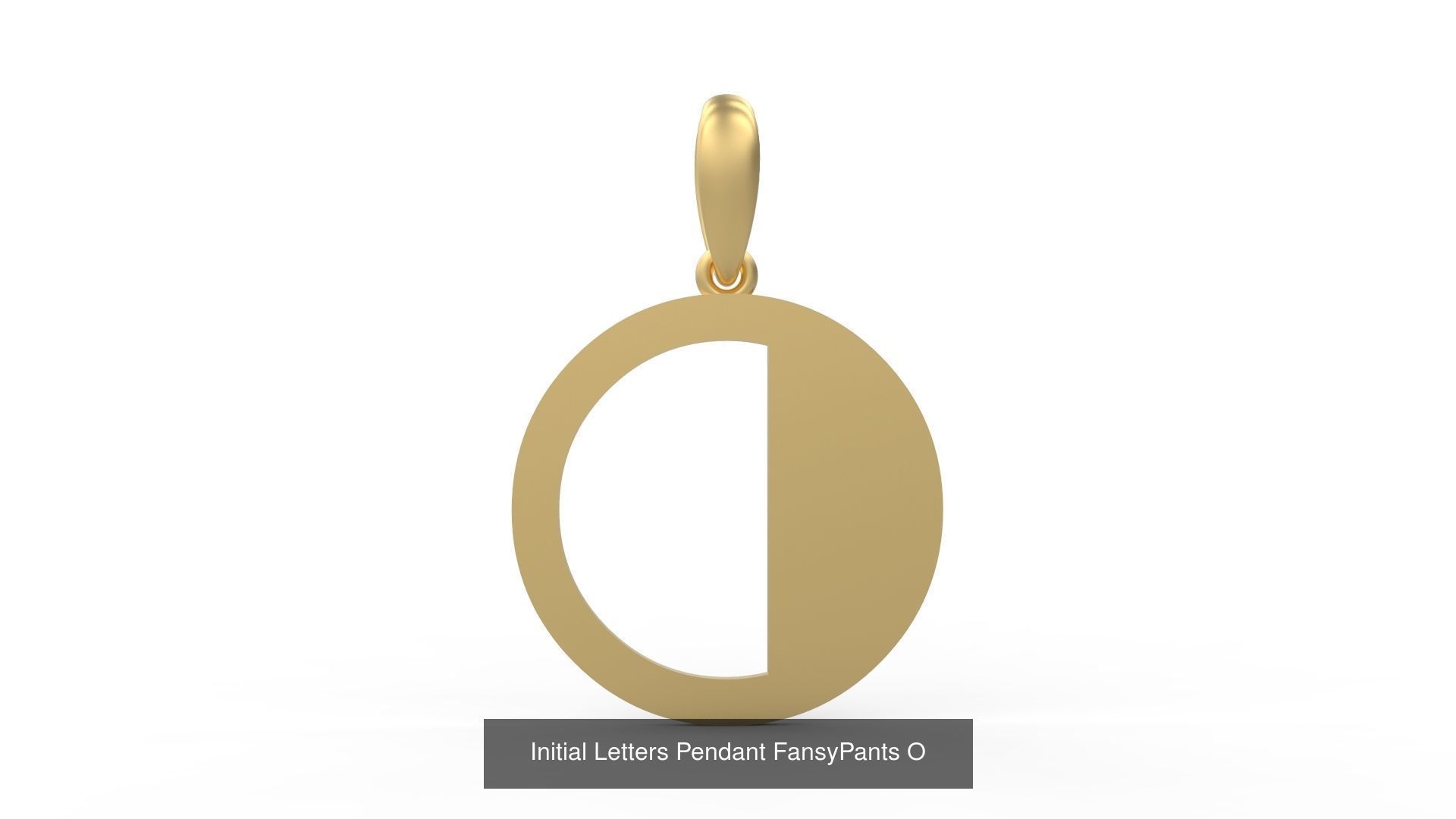 Initial Letters Pendant Alphabets FansyPants 3D Model Collection_17