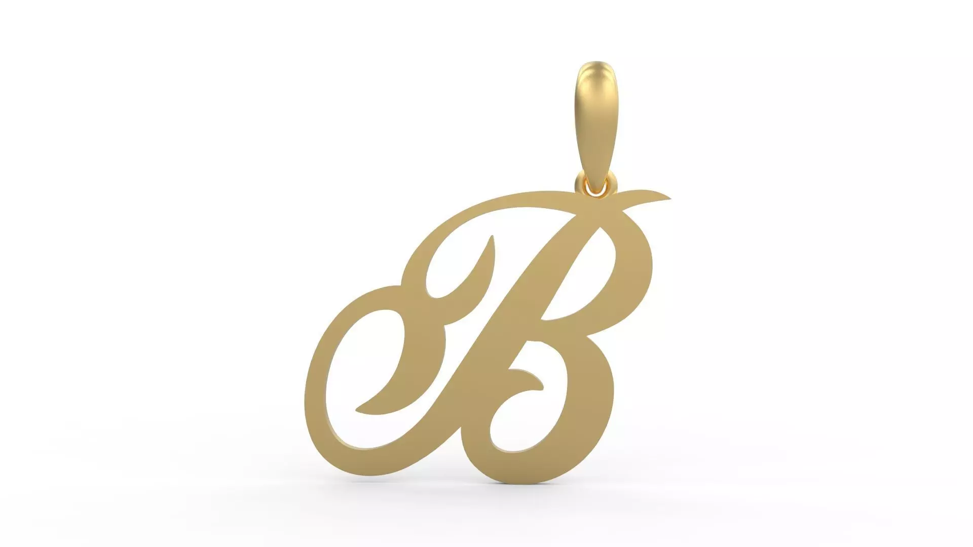 Initial Letters Pendant Painter B 3D print model_0
