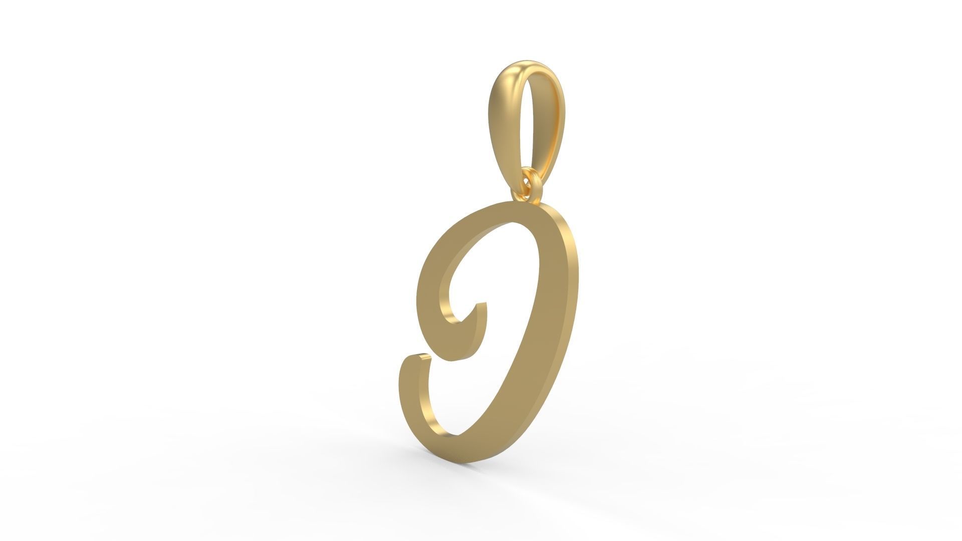 Initial Letters Pendant Painter I 3D print model_1