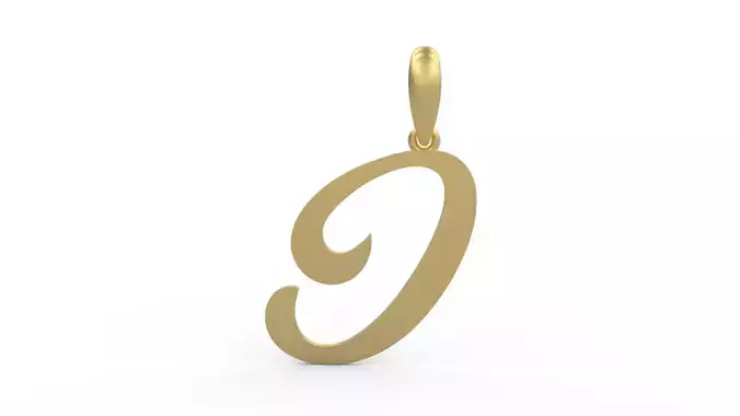 Initial Letters Pendant Painter I 3D print model