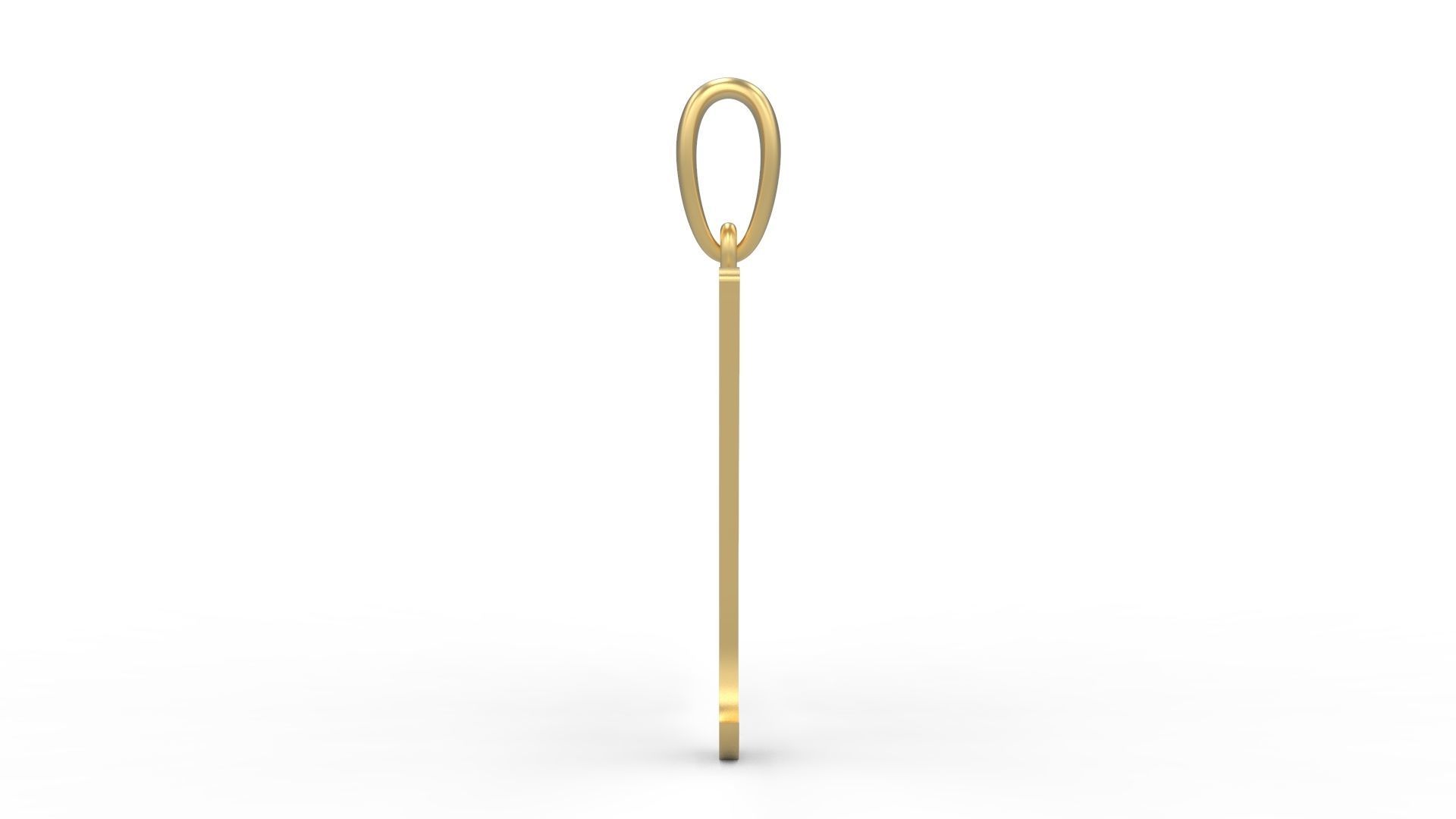 Initial Letters Pendant Painter M 3D print model_2