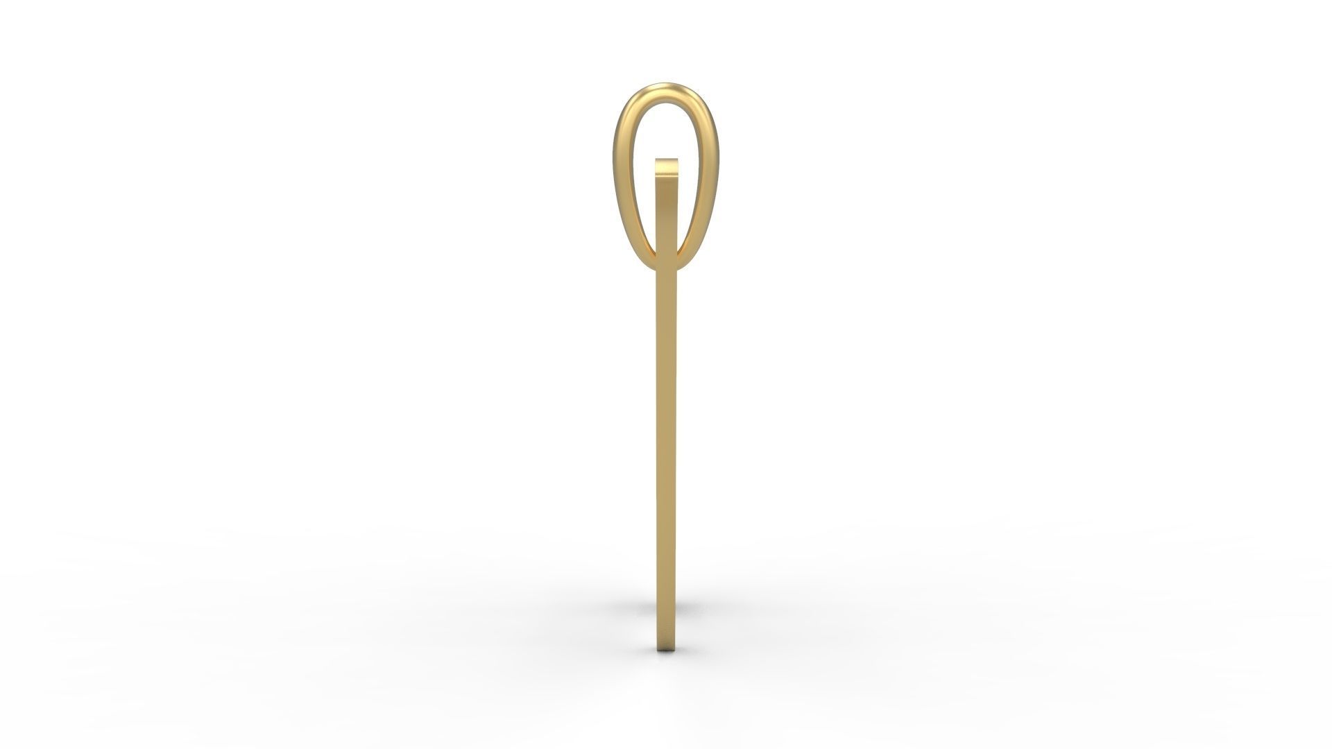 Initial Letters Pendant Painter N 3D print model_2