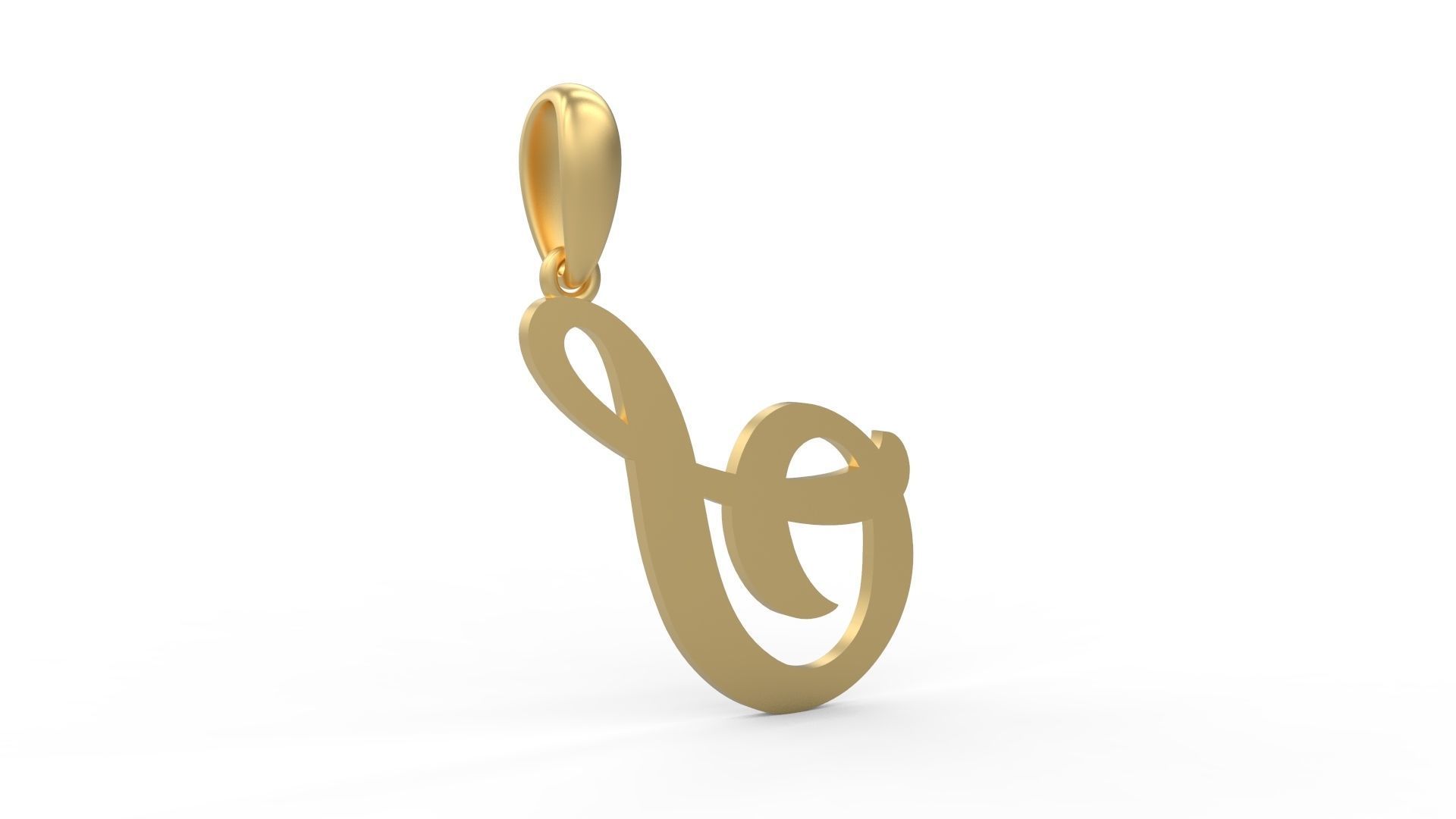 Initial Letters Pendant Painter S 3D print model_3