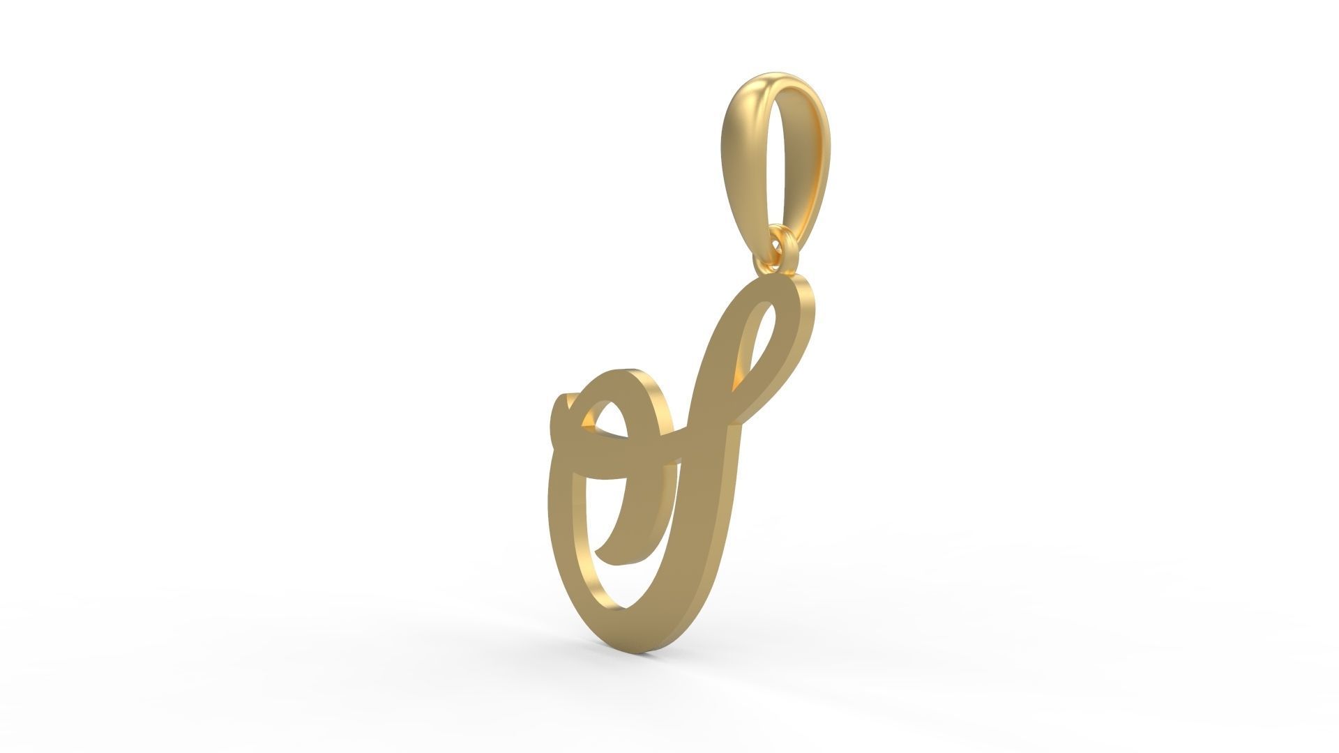 Initial Letters Pendant Painter S 3D print model_1