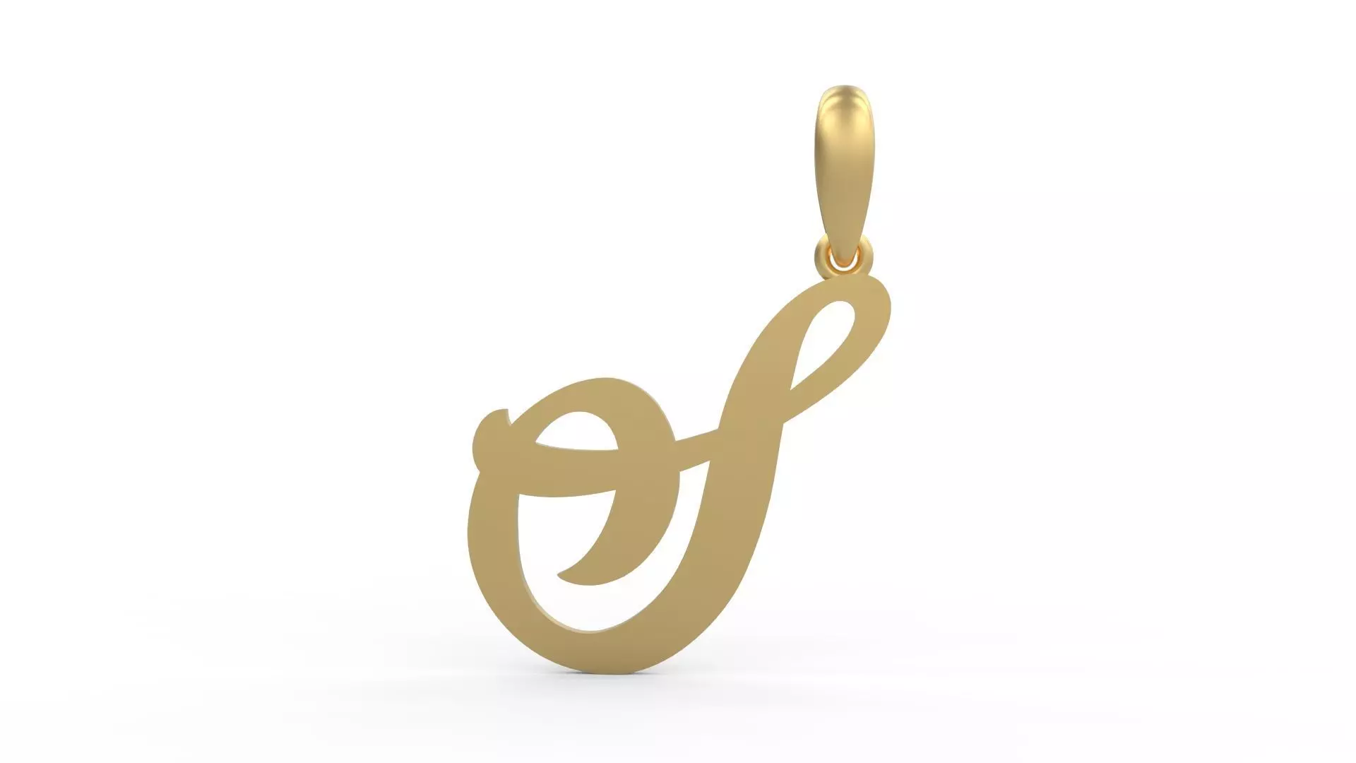 Initial Letters Pendant Painter S 3D print model_0