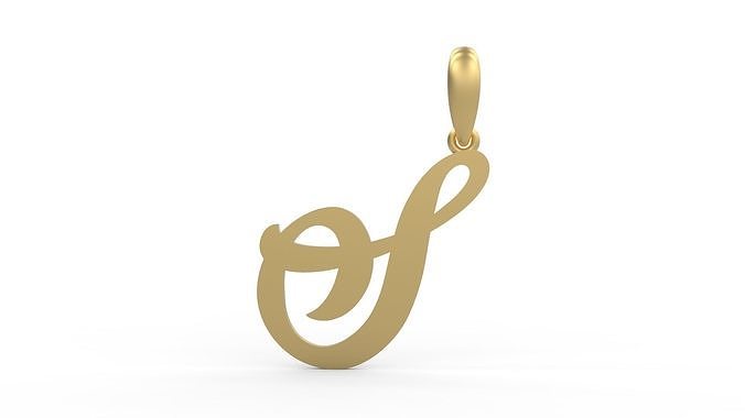 Initial Letters Pendant Painter S 3D print model