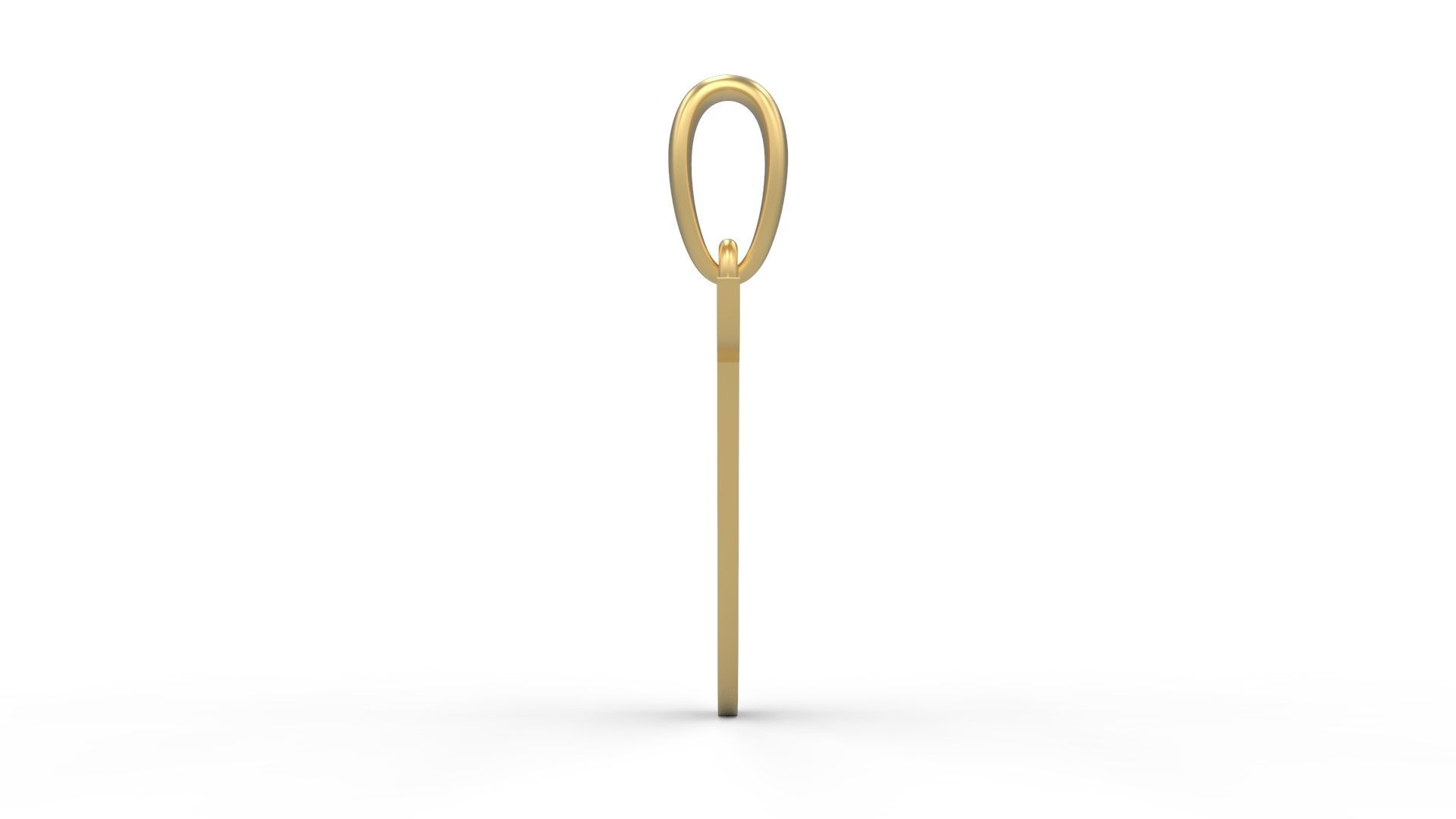 Initial Letters Pendant Painter T 3D print model_2