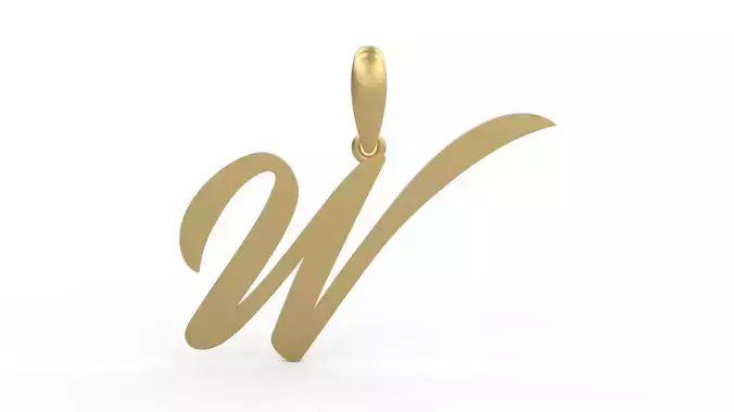 Initial Letters Pendant Painter W