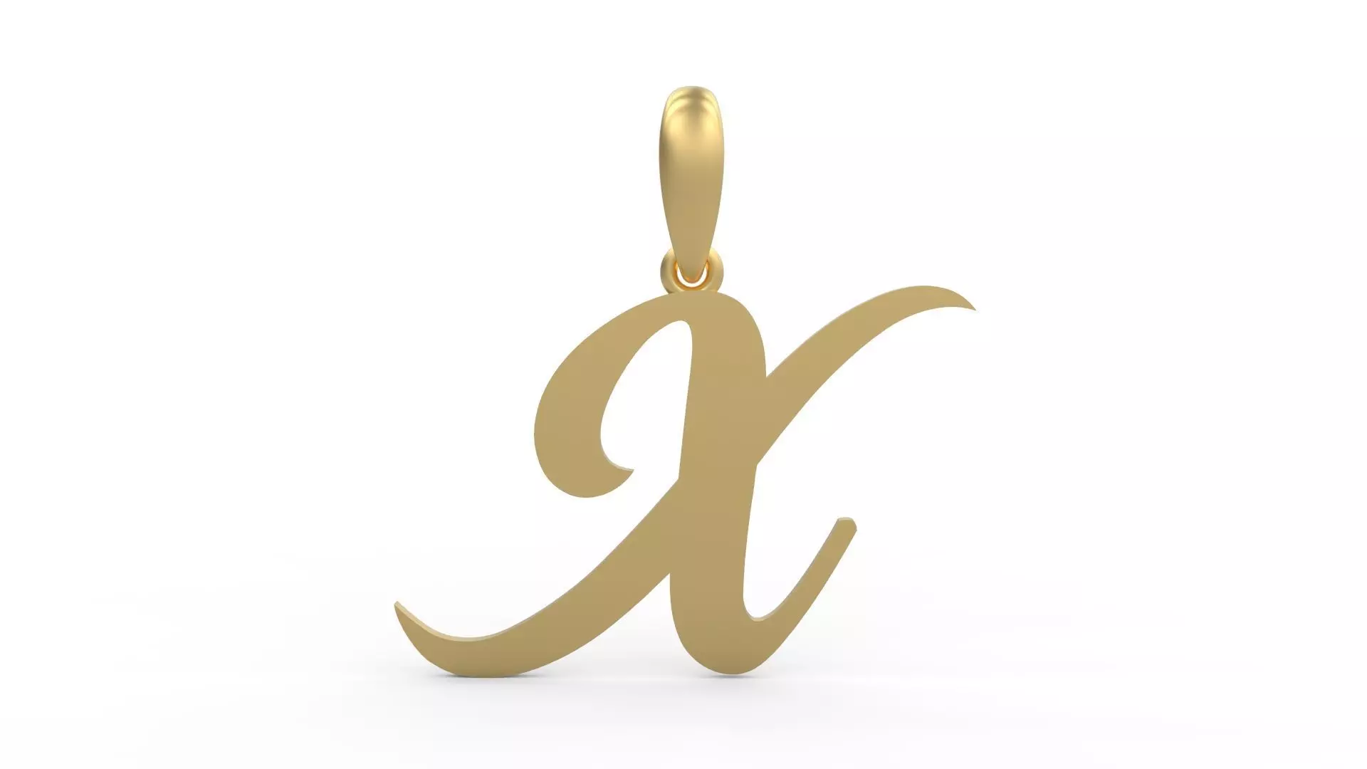 Initial Letters Pendant Painter X 3D print model_0