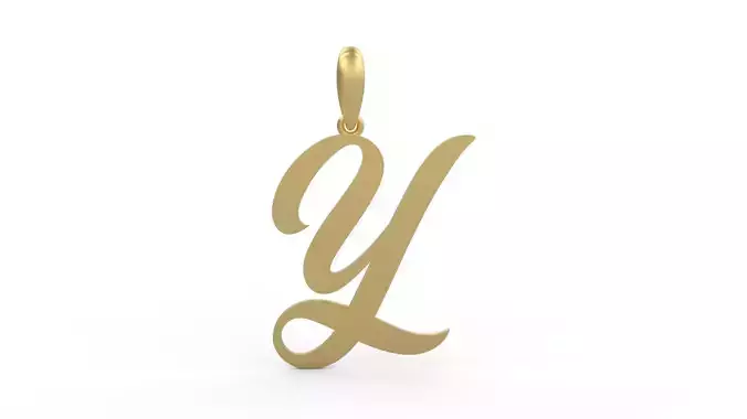 Initial Letters Pendant Painter Y