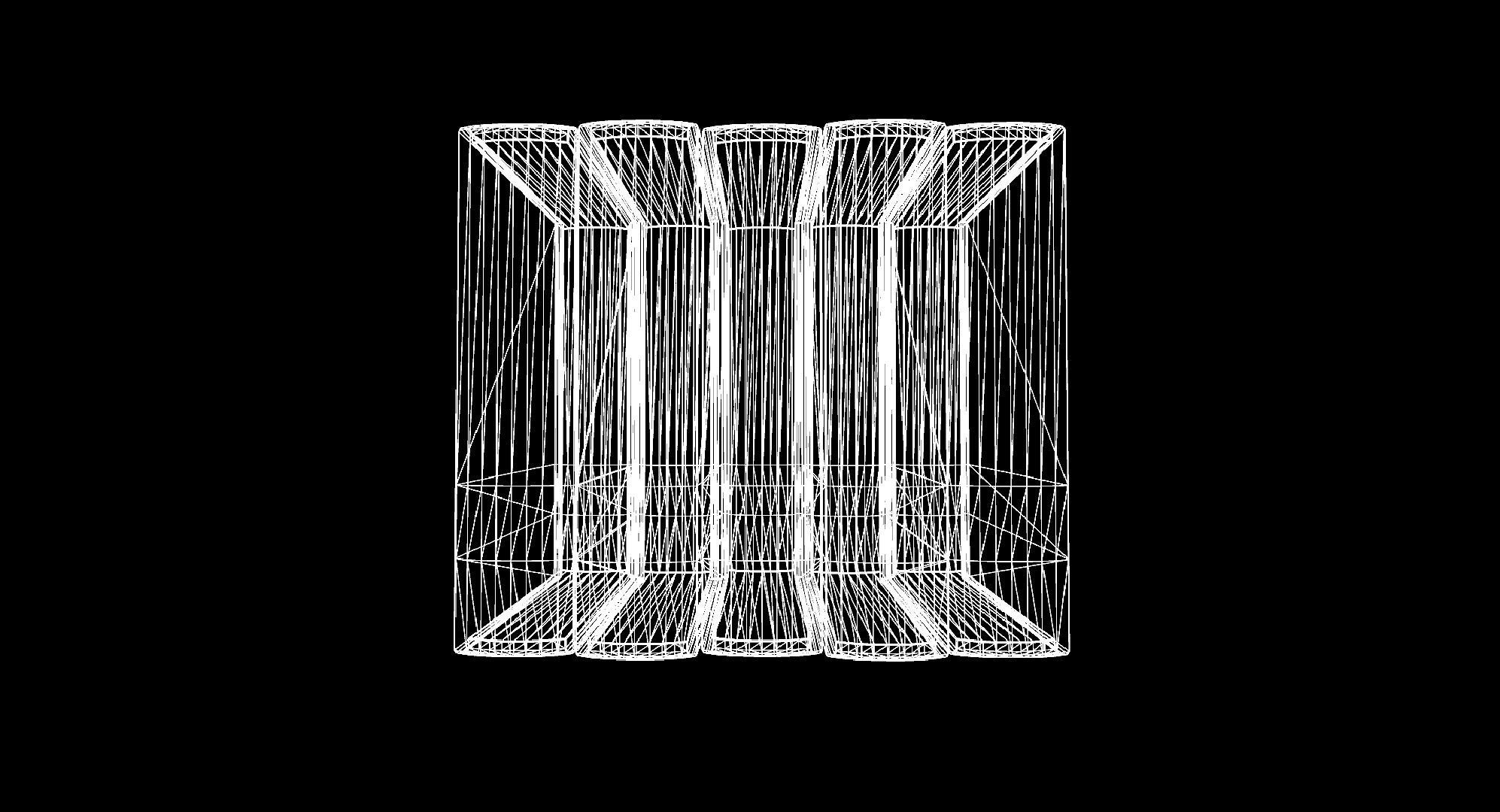 Openable victorian work desk Low-poly 3D model_42