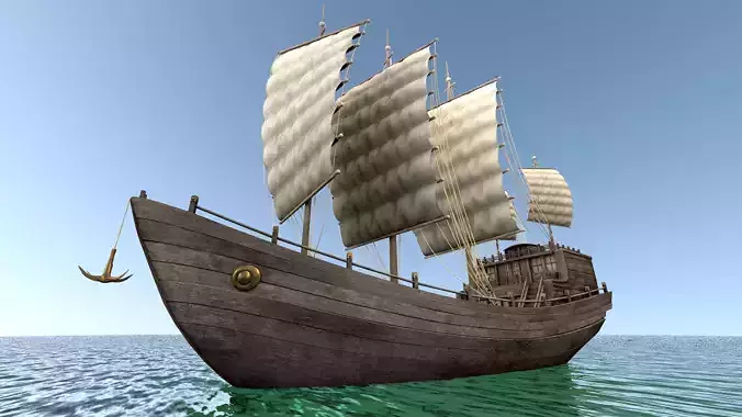 sailing boat 3D model
