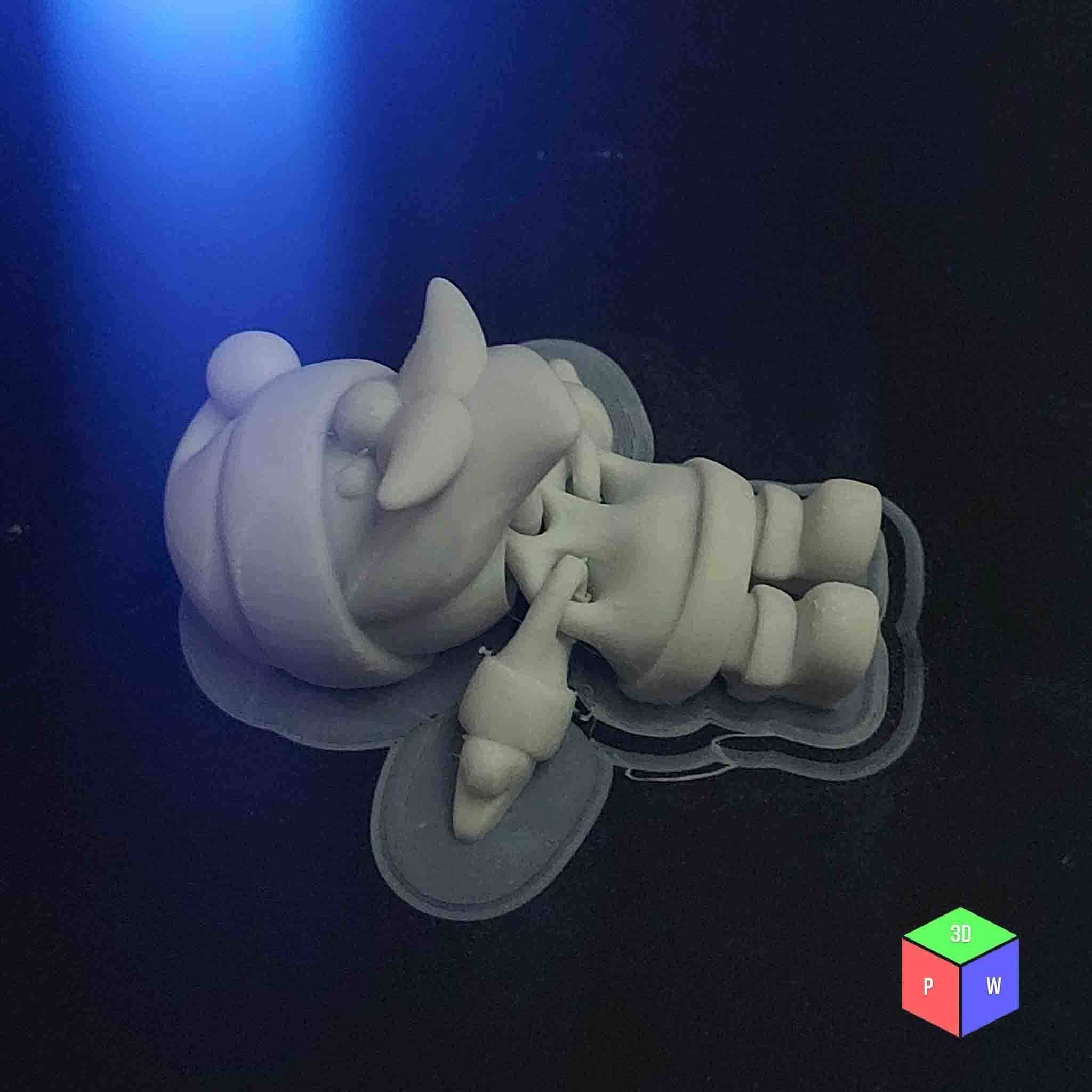 SANTA FLEXI TOY PLUS KEYRING 3D print model_15