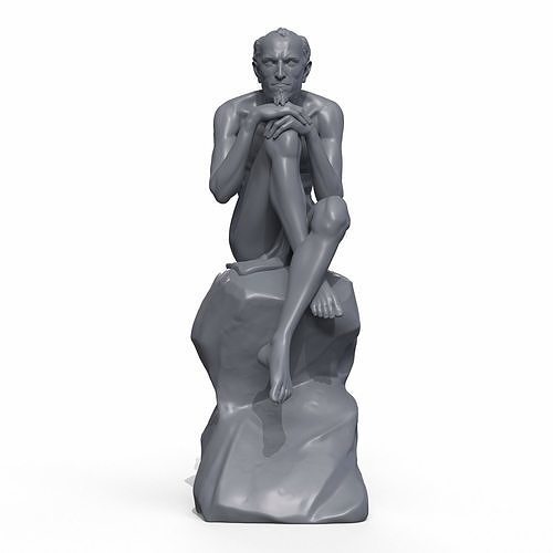 Mephistopheles statue 3D print model