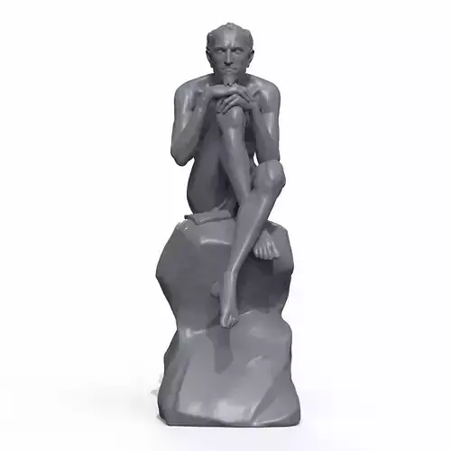 Mephistopheles statue 3D print model