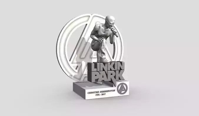 chester bennington - Linkin Park 3Dprinting 3D print model
