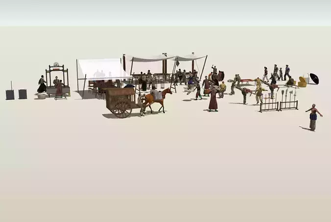 Ancient Chinese Commercial Street